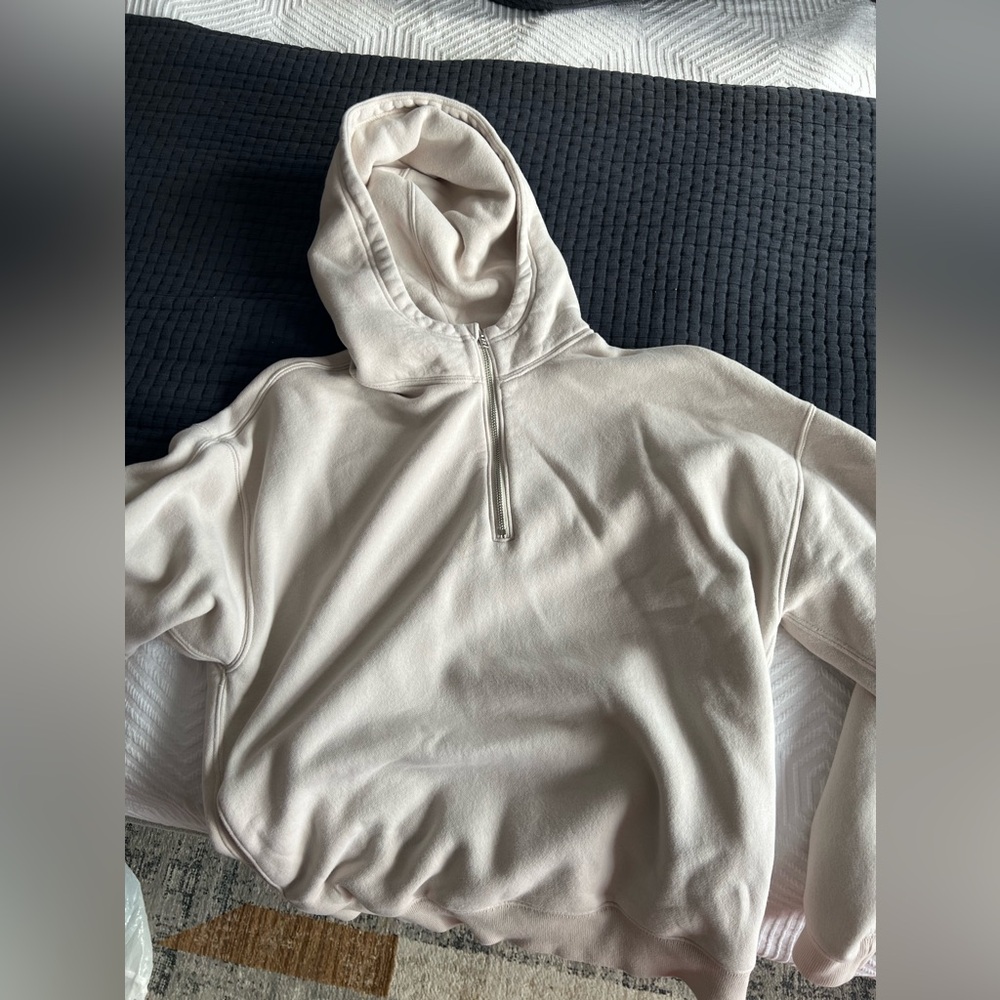 Abercrombie and Fitch. Half Zip Hoodie. Oversized. Size Small